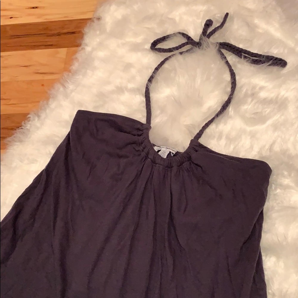 American Eagle Blue/Grey Halter Top